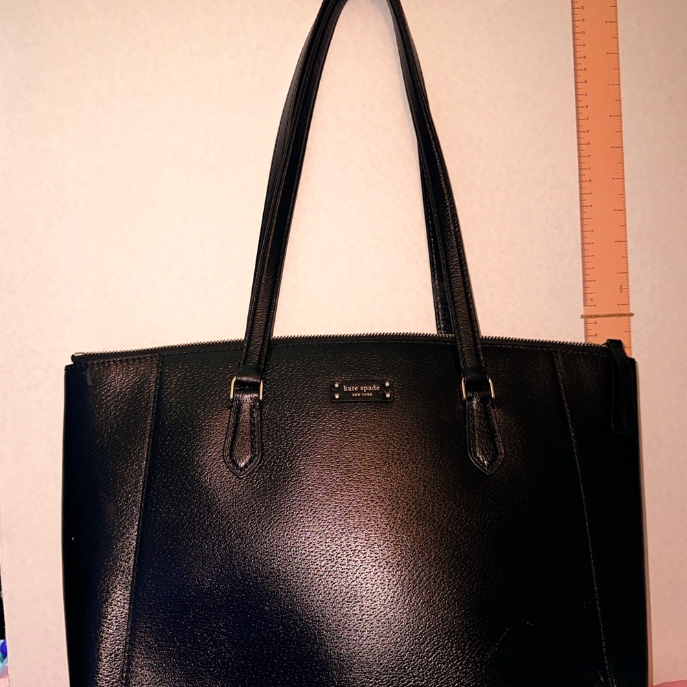 ♠️ Kate Spade ♠️ large black leather tote